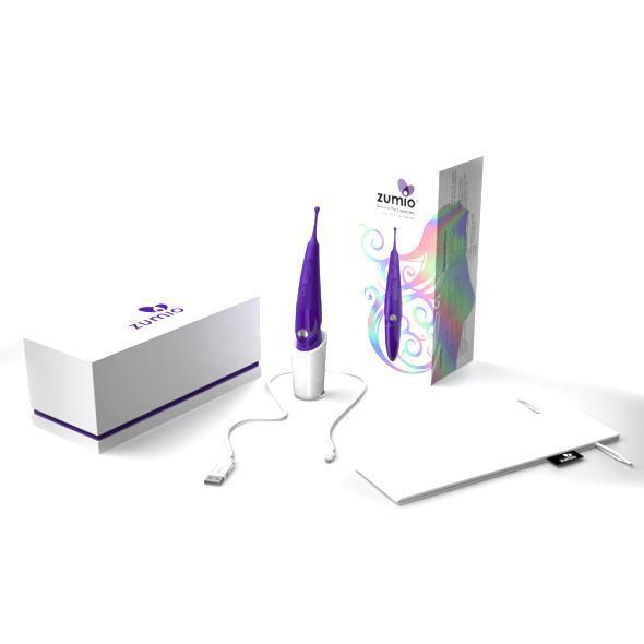 Zumio - Spirotip Clit Vibrator (Purple) - Clit Massager (Vibration) Rechargeable Durio.sg