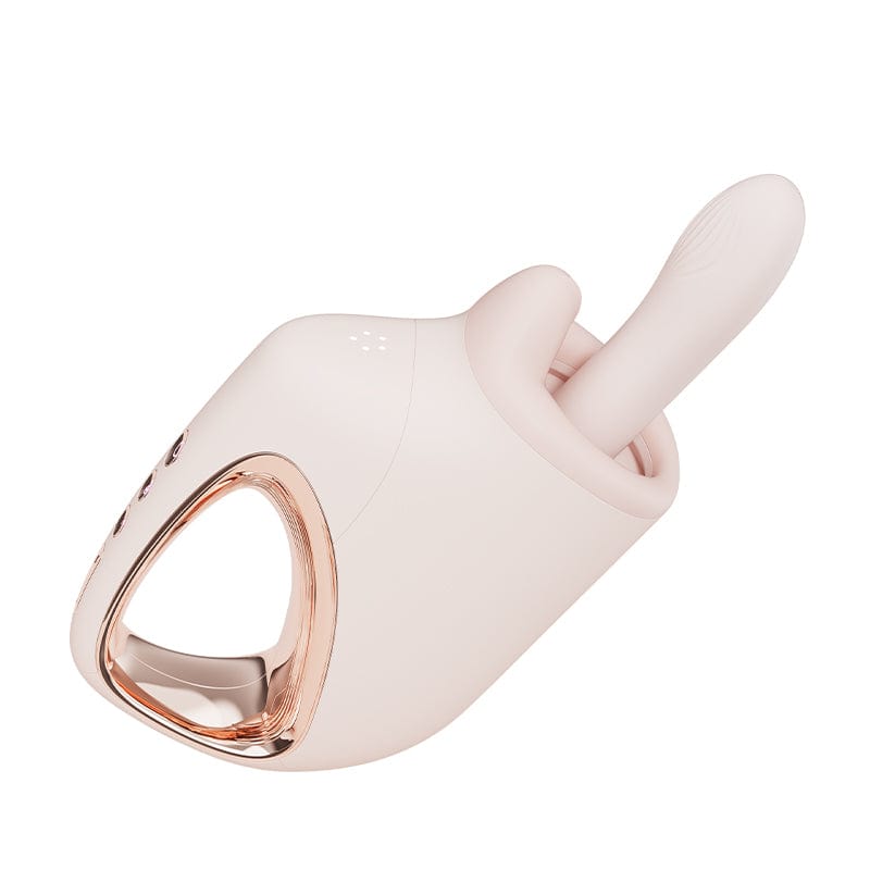AK - G1 AI App-Controlled Thrusting Heating Vibrator (Pink) AK1012 Durio.sg