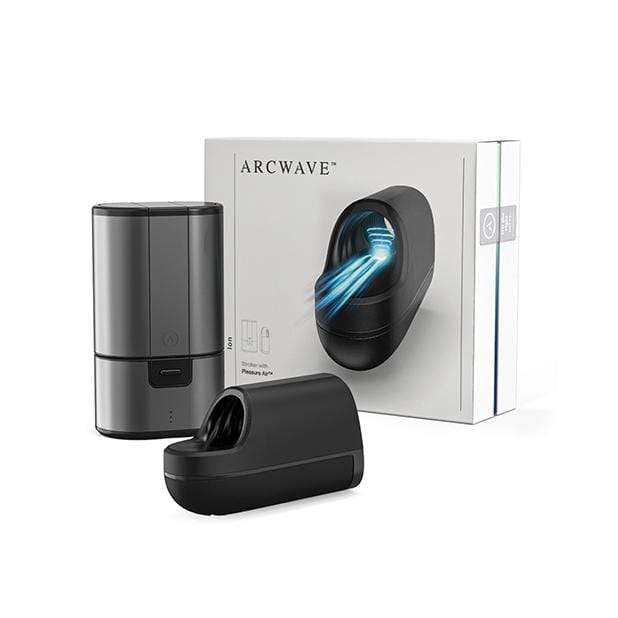 Arcwave - Ion Pleasure Air Stroker Masturbator (Black) Masturbator Soft Stroker (Vibration) Rechargeable