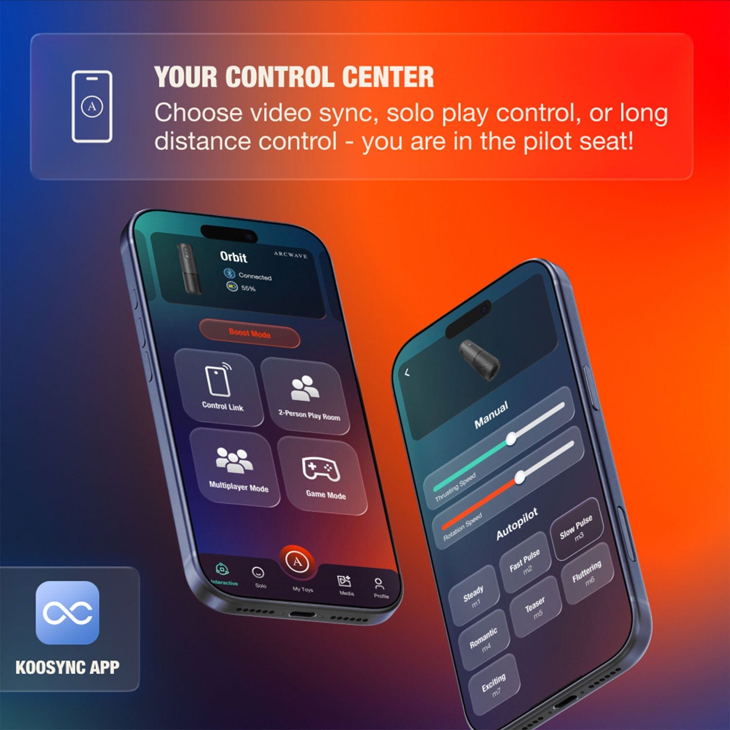 Arcwave - Orbit App-Controlled Rotating Stroker Masturbator (Black) AW1020 Durio.sg