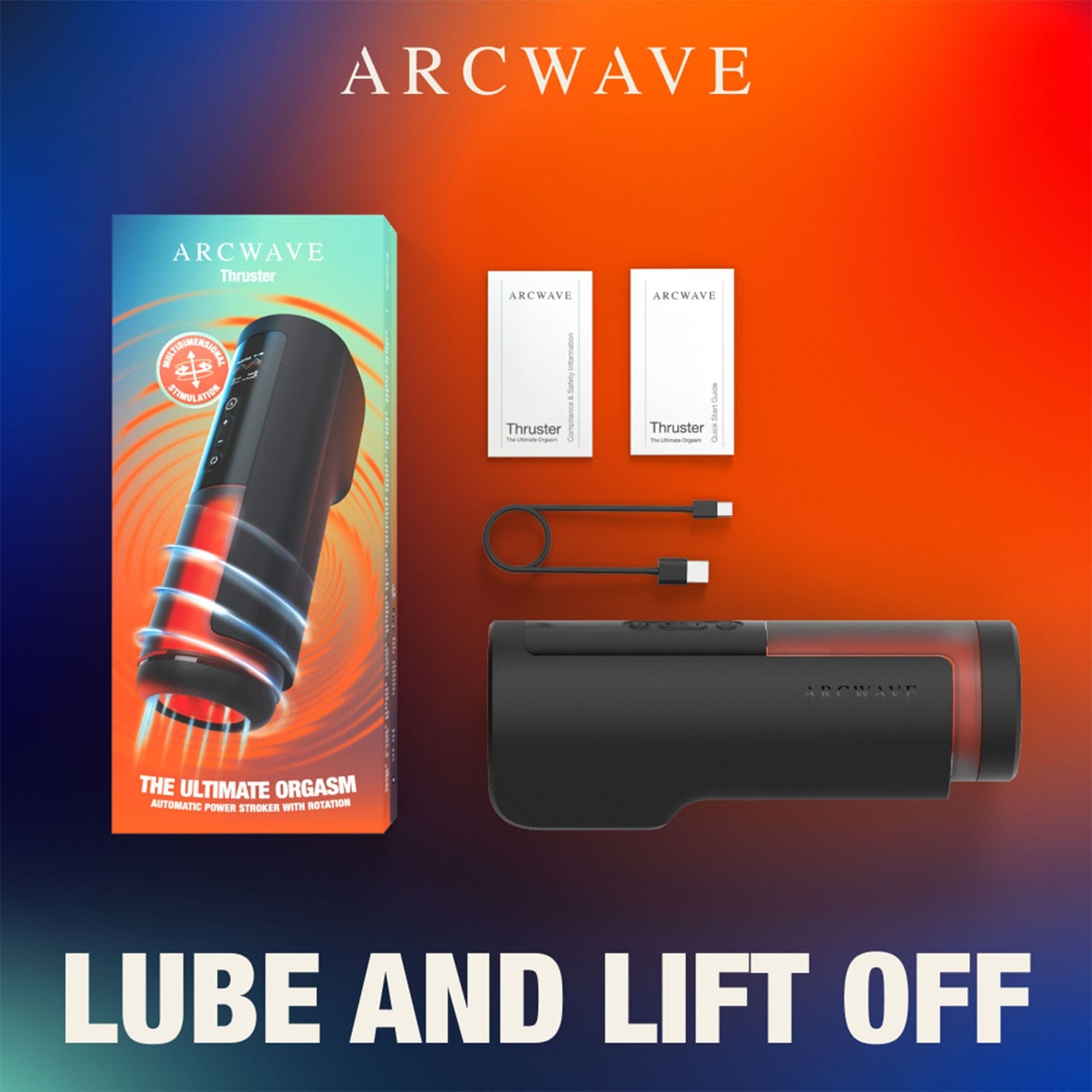 Arcwave - Thruster App Controlled Thrusting and Rotating Stroker Masturbator AW1019 Durio.sg