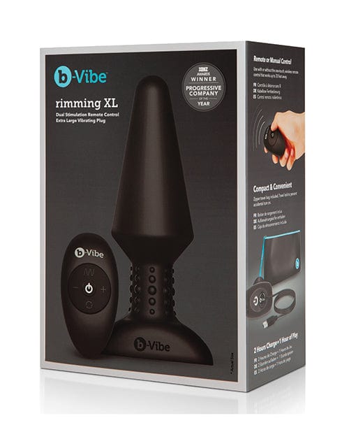 B-Vibe - Rimming Remote Control Anal Plug XL BV1018 Durio.sg