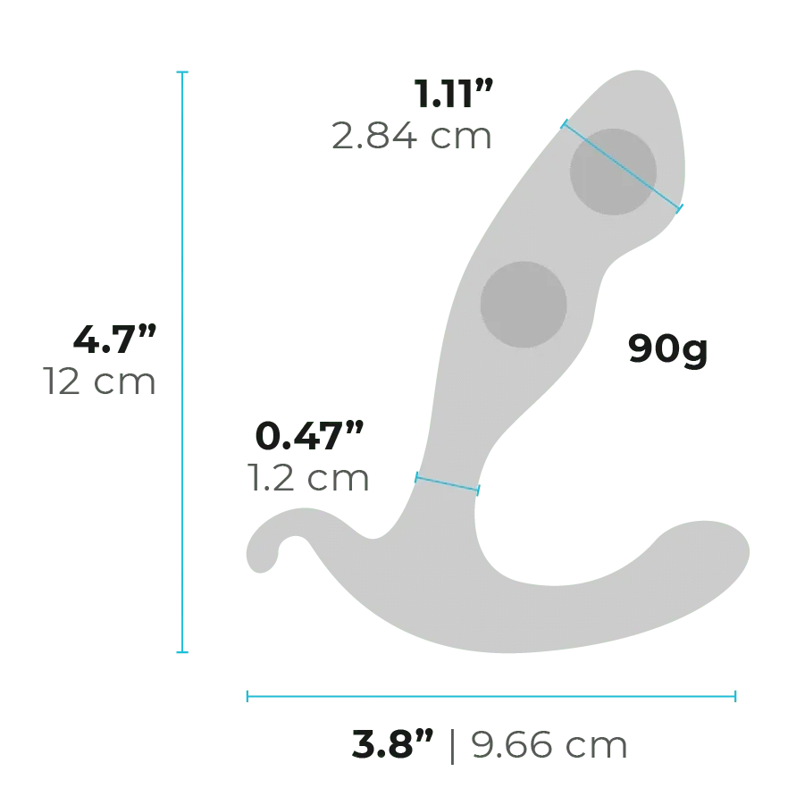 B Vibe - Rocker Plug Weighted Anal Plug (Black) BV1021 Durio.sg