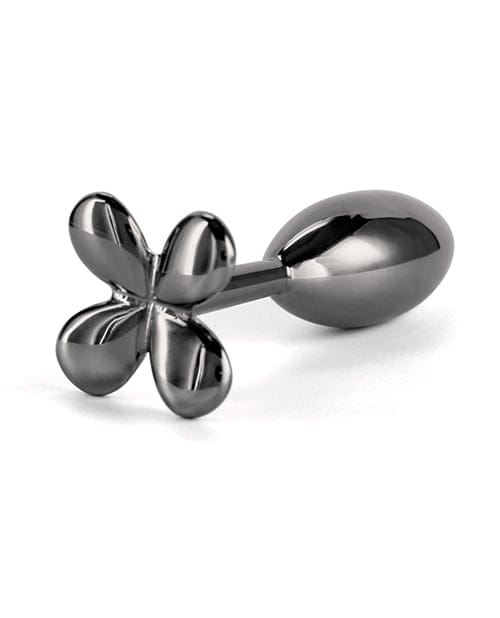 NS Novelties - Rear Assets Clover Aluminium Anal Plug (Gunmetal) NS1174 Durio.sg