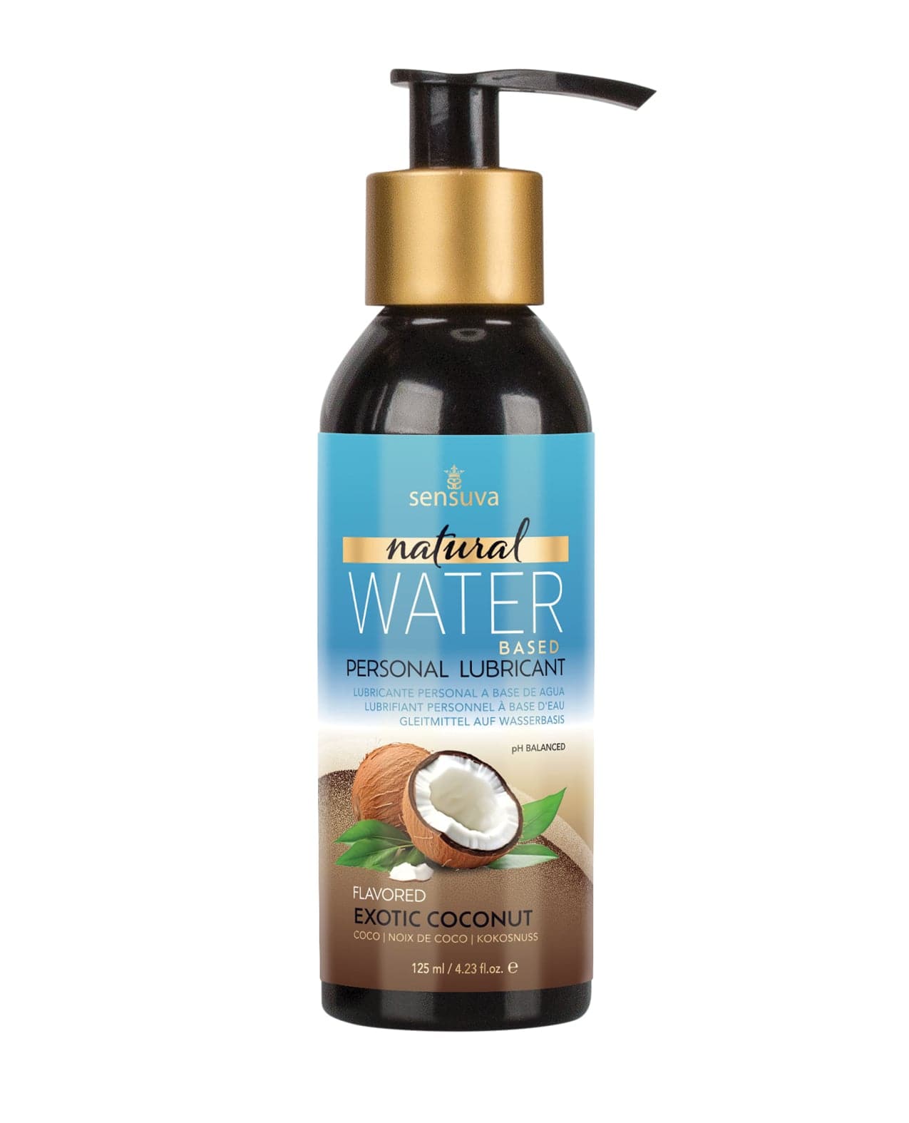 Sensuva - Natural Exotic Coconut Water Based Personal Lubricant 125 ml SV1039 Durio.sg