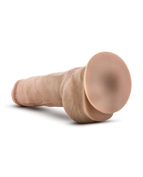 Blush Novelties - Au Naturel Big Boy Dual Density Suction Dildo (Beige) BN1181 Durio.sg