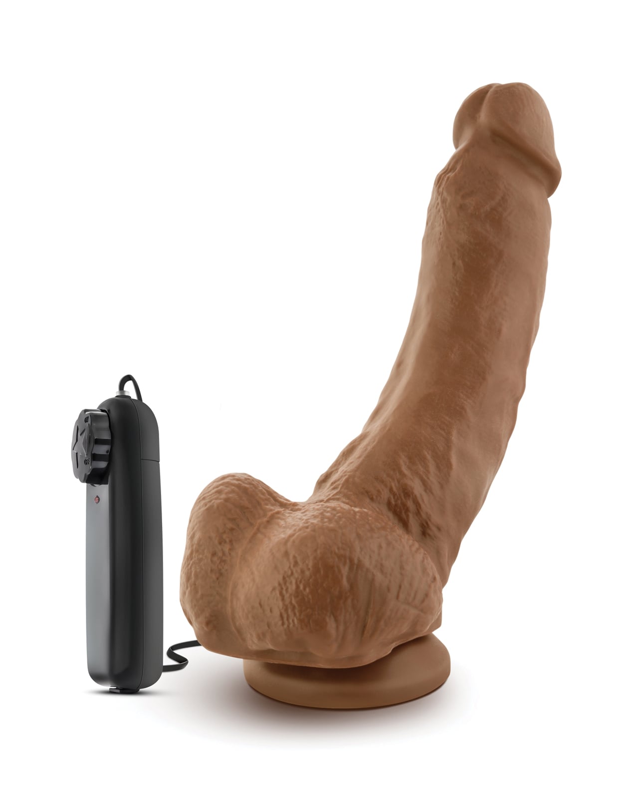 Blush Novelties - Coverboy The Boxer Vibrating Suction Dildo (Brown) BN1184 Durio.sg