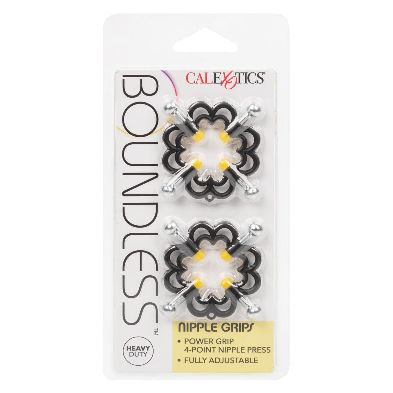 CalExotics - Boundless Adjustable Four Point Nipple Grips (Black) CE2187 Durio.sg