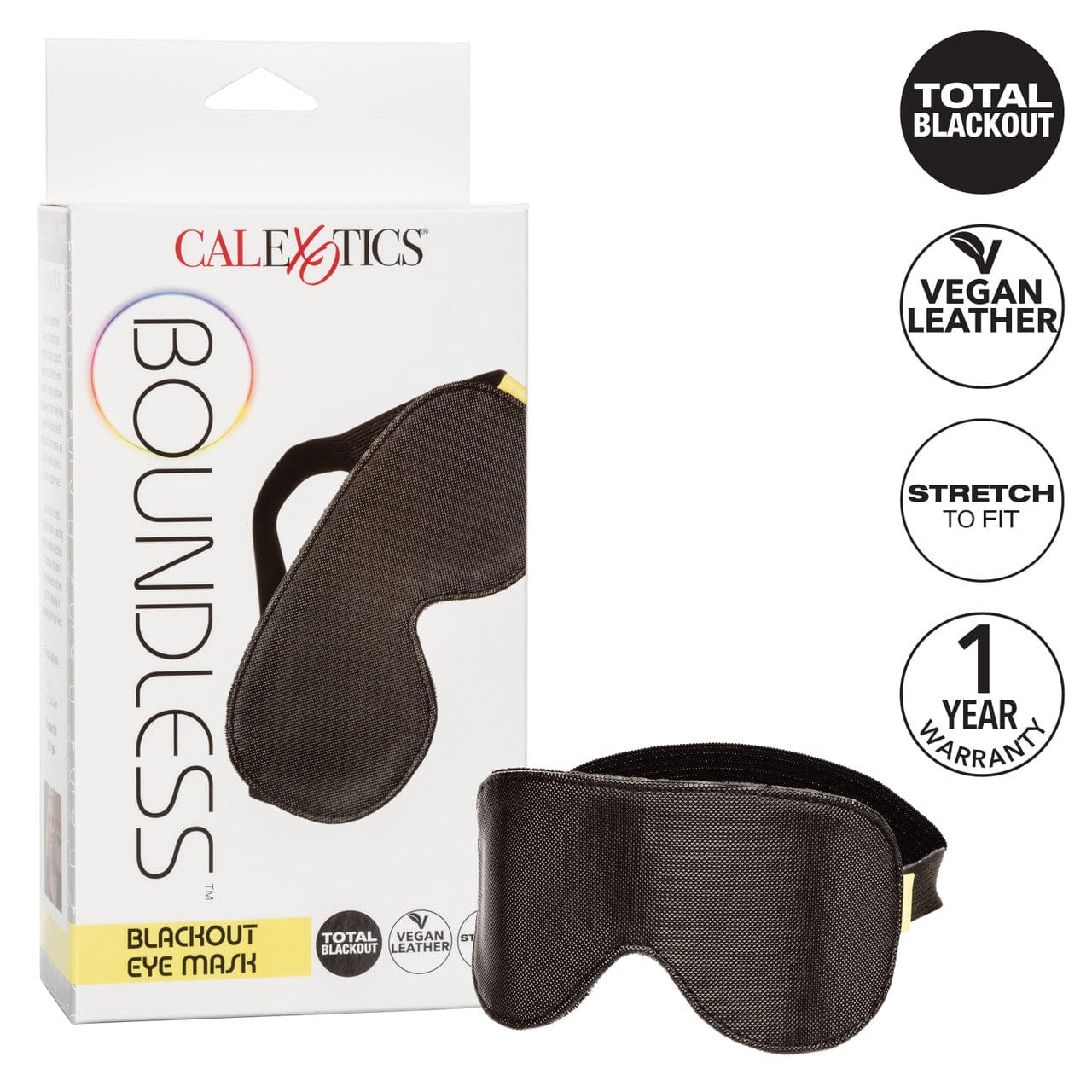 CalExotics - Boundless Padded Blackout Sensory Eye Mask (Black) CE2188 Durio.sg