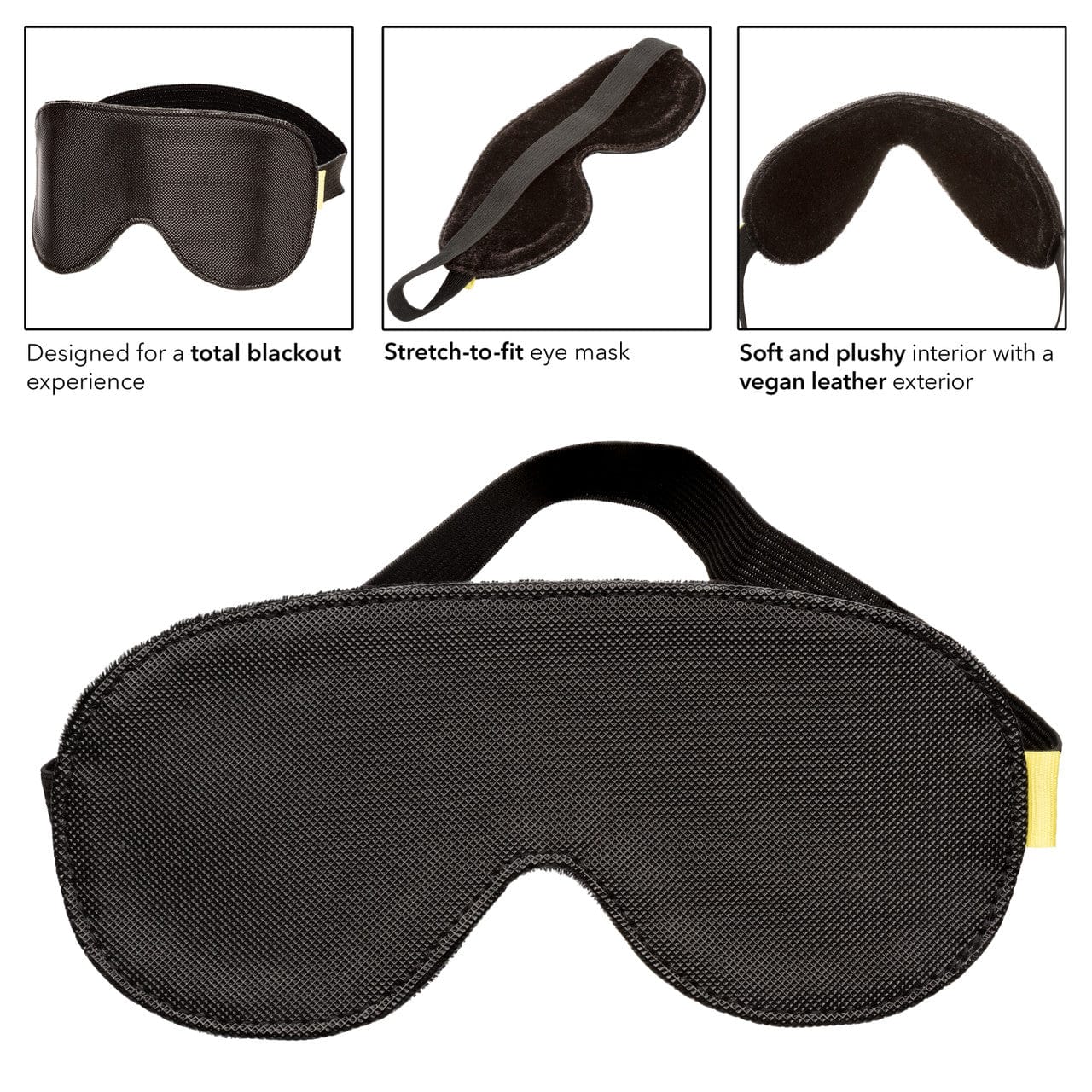 CalExotics - Boundless Padded Blackout Sensory Eye Mask (Black) CE2188 Durio.sg