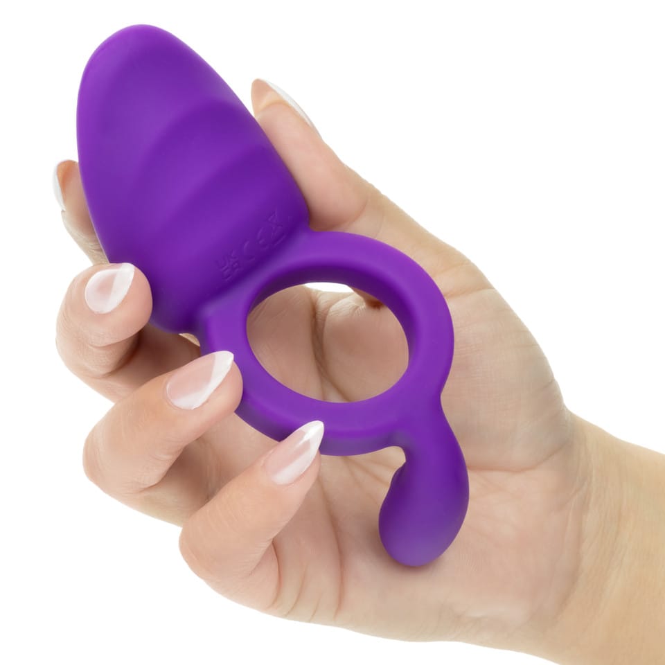CalExotics - Closer Ring Passion Rechargeable Vibrating Cock Ring (Purple) CE2150 Durio.sg