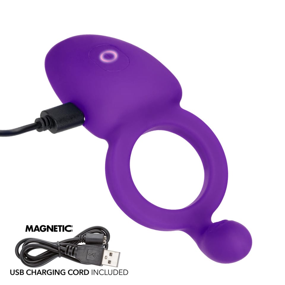 CalExotics - Closer Ring Passion Rechargeable Vibrating Cock Ring (Purple) CE2150 Durio.sg