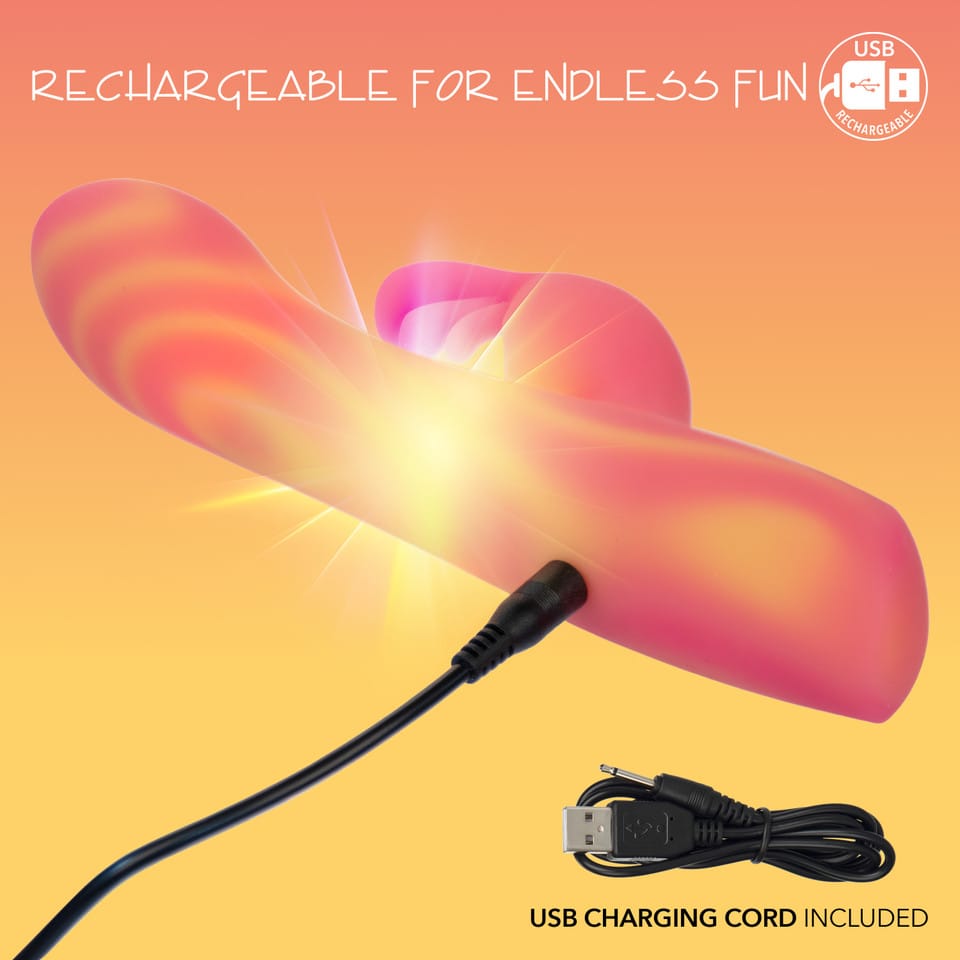 CalExotics - Endless Summer Moonlight Magic Rechargeable Rabbit Vibrator (Orange) CE2149 Durio.sg