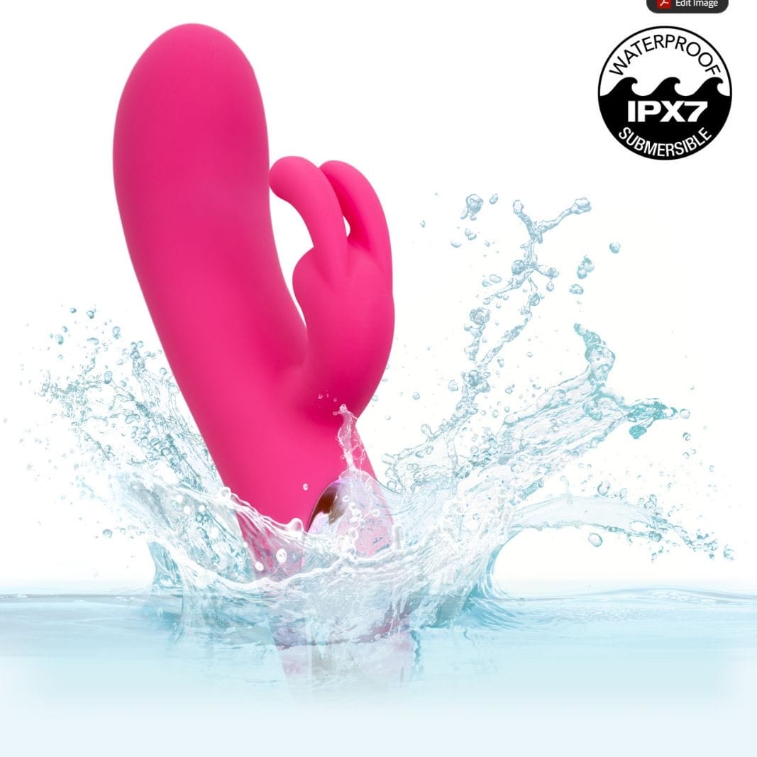 CalExotics - Kroma Turbo G Bunny Rechargeable Rabbit Vibrator (Pink) CE2141 Durio.sg
