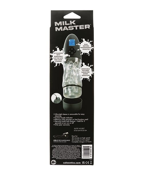 CalExotics - Milk Master Extreme Automatic Milker Masturbator (Black) CE2152 Durio.sg