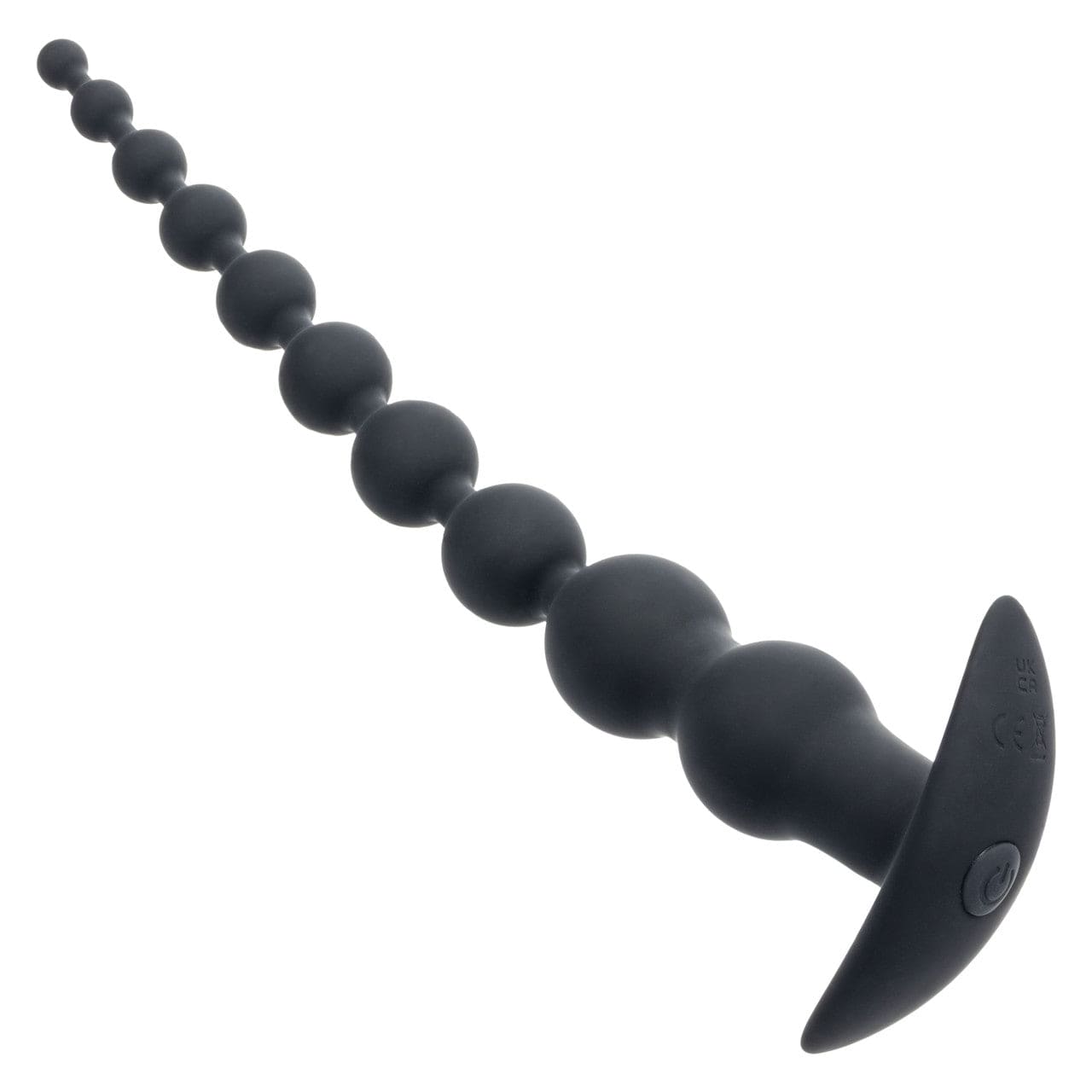 CalExotics - Rechargeable X-10 Extended Vibrating Anal Beads (Black) CE2193 Durio.sg