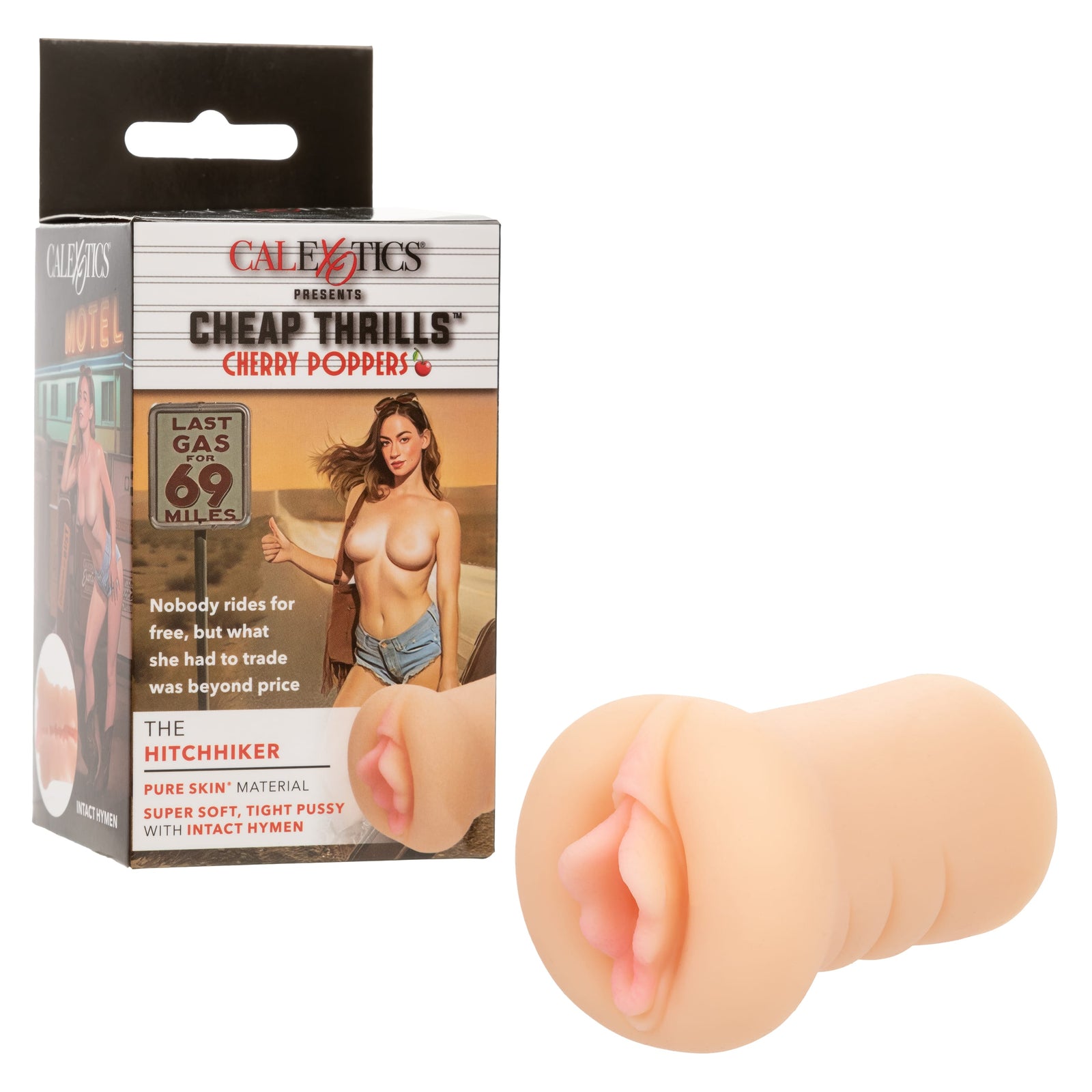 California Exotics - Cheap Thrills Cherry Poppers The Hitchhiker Masturbator (Beige) CE2135 Durio.sg
