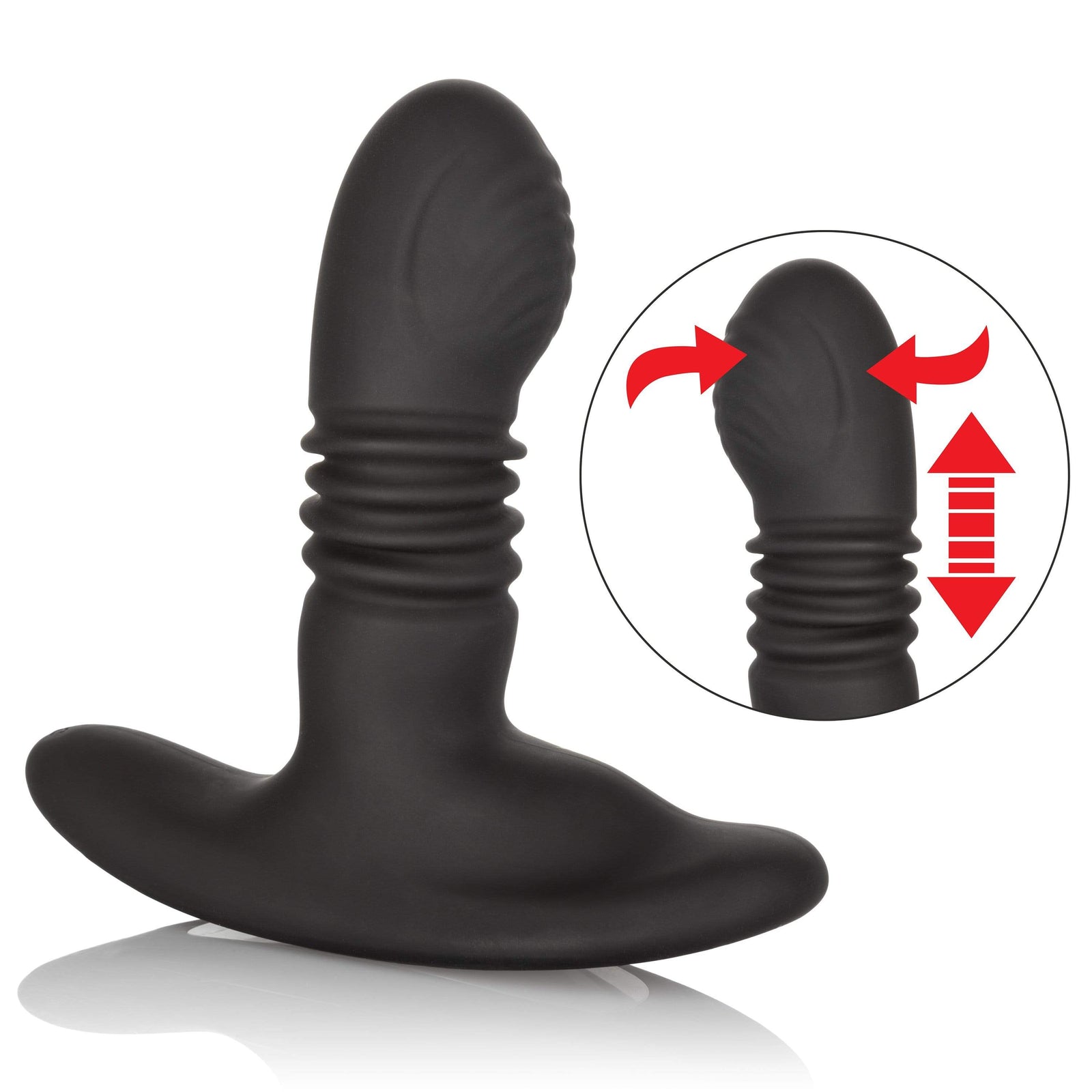 California Exotics - Eclipse Thrusting Rotator Probe Massager (Black) CE1679 Durio.sg