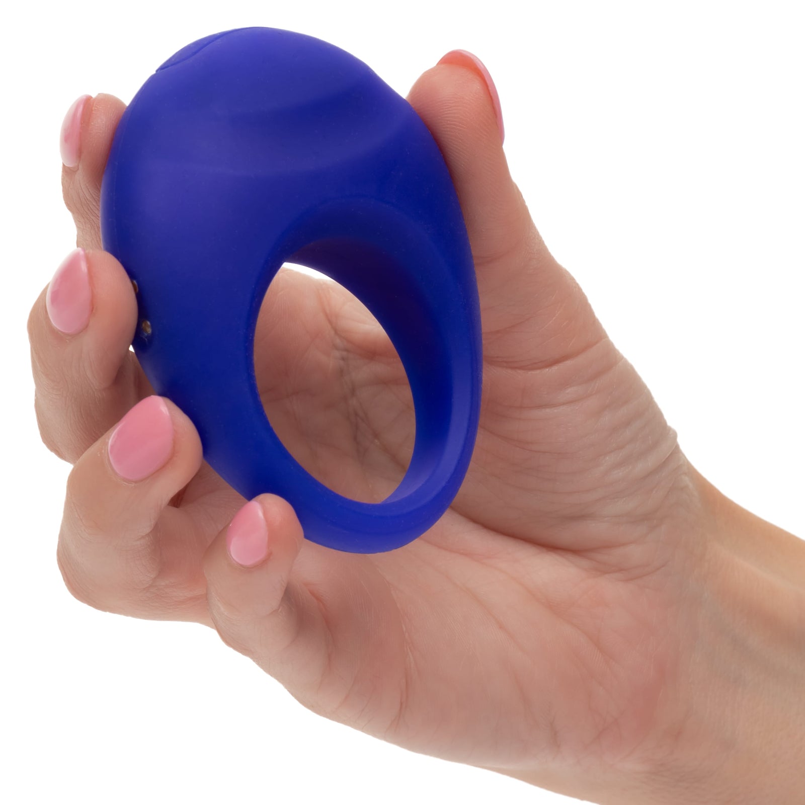 California Exotics - Embrace Closer Intimate Rechargeable Cock Ring (Blue) CE2139 Durio.sg