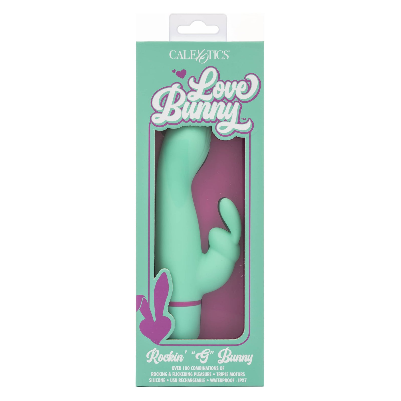 California Exotics - Love Bunny Rockin G Bunny Rabbit Vibrator (Green) CE2126 Durio.sg