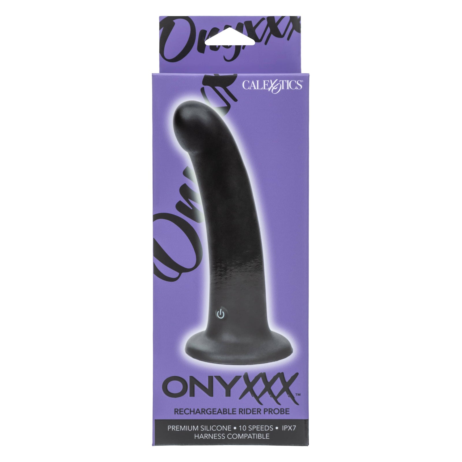California Exotics - Onyxxx Rechargeable Rider Probe Vibrator (Black) CE2128 Durio.sg