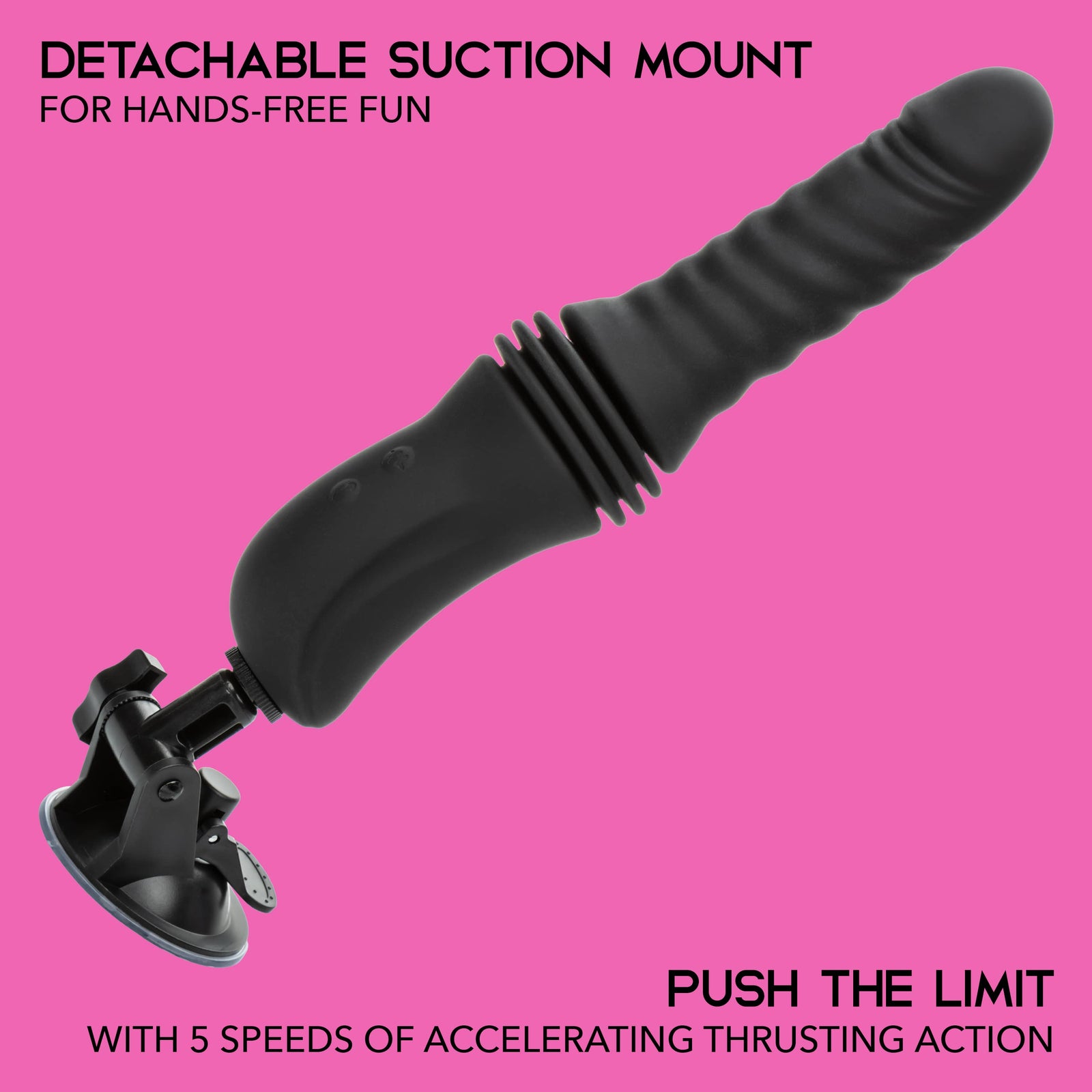 California Exotics - Overdrive Remote Control Sex Machine Thrusting Vibrator (Black) CE2122 Durio.sg