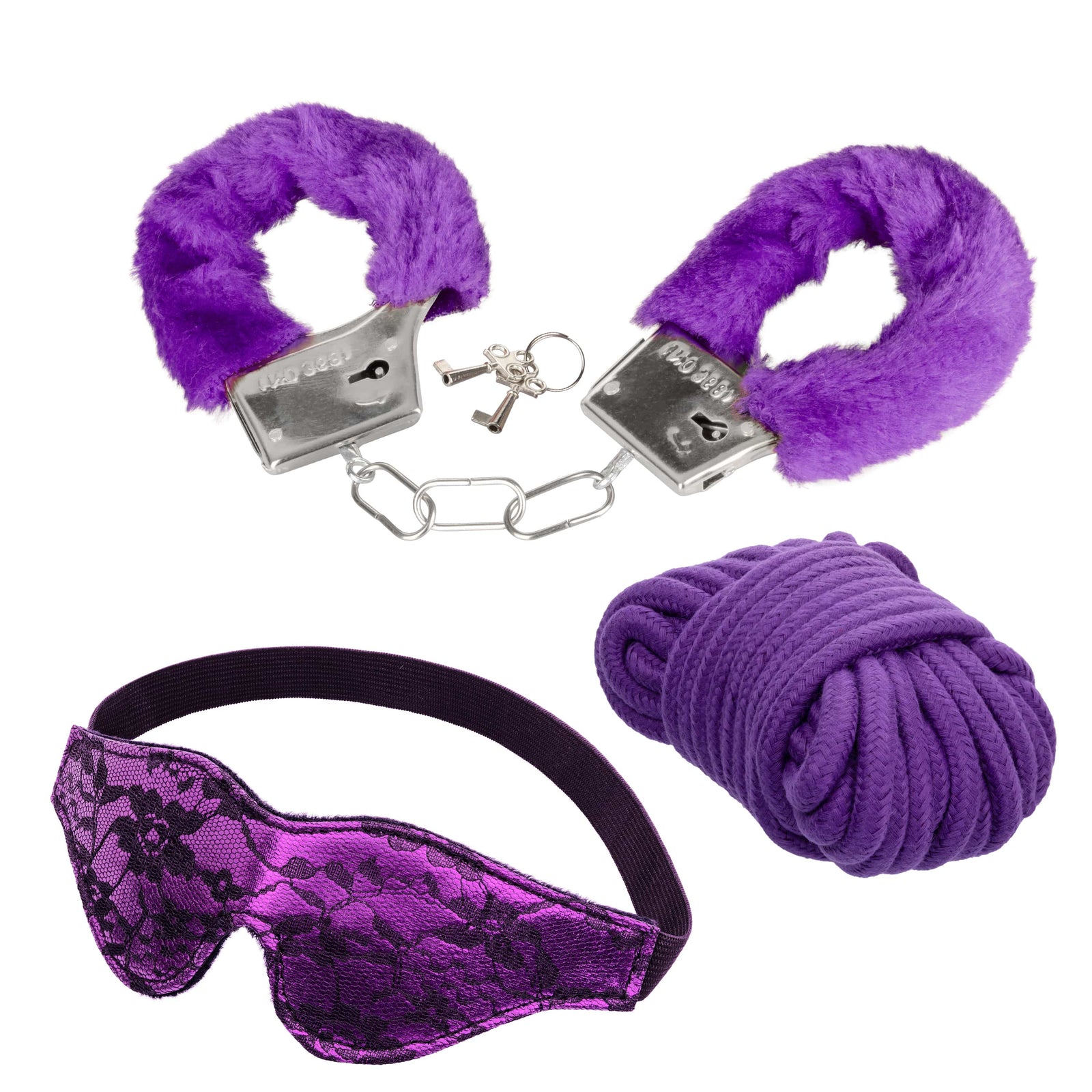 California Exotics - Pleasure Kits Indulgent Collection BDSM Set (Purple) CE2125 Durio.sg