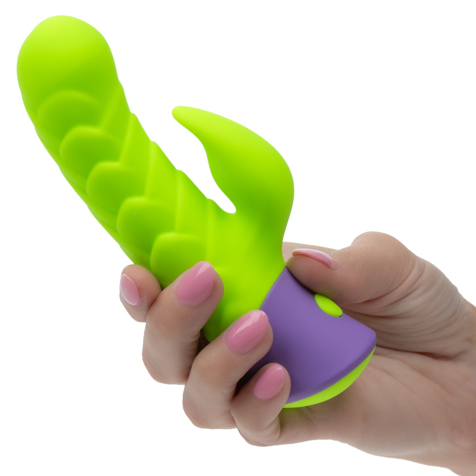 California Exotics - Rave Dragon G Rabbit Vibrator (Green) CE2112 Durio.sg