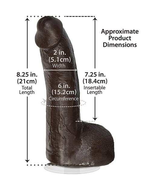 Doc Johnson - Signature Realistic Dildos Mr. Marcus 9" Realistic Dildo & Balls withRemovable Vac-U-Lock Suction Cup DJ1198 Durio.sg