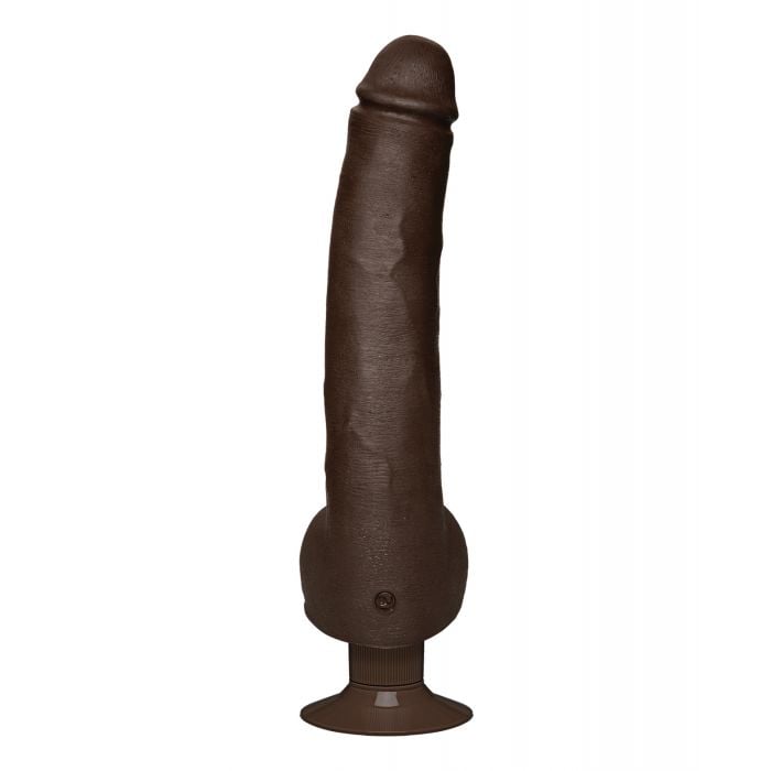 Doc Johnson - Signature Realistic Dildos ULTRASKYN 12" Realistic Dildo Vibrating withVac-U-Lock Suction Cup - Safaree… DJ1206 Durio.sg