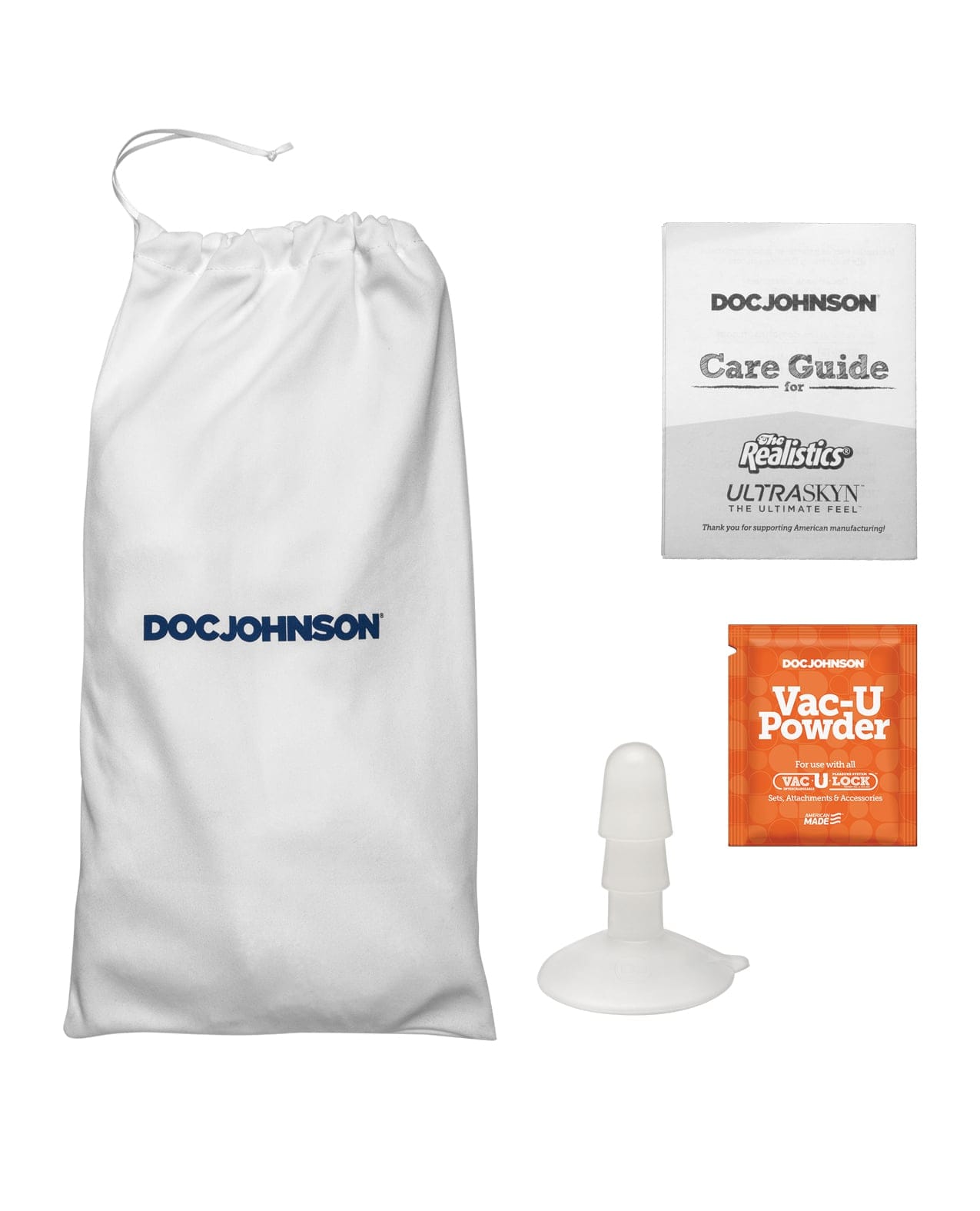 Doc Johnson - Signature Realistic Dildos ULTRASKYN 7.5" Realistic Dildo withRemovable Vac-U-Lock Suction Cup - The… DJ1203 Durio.sg