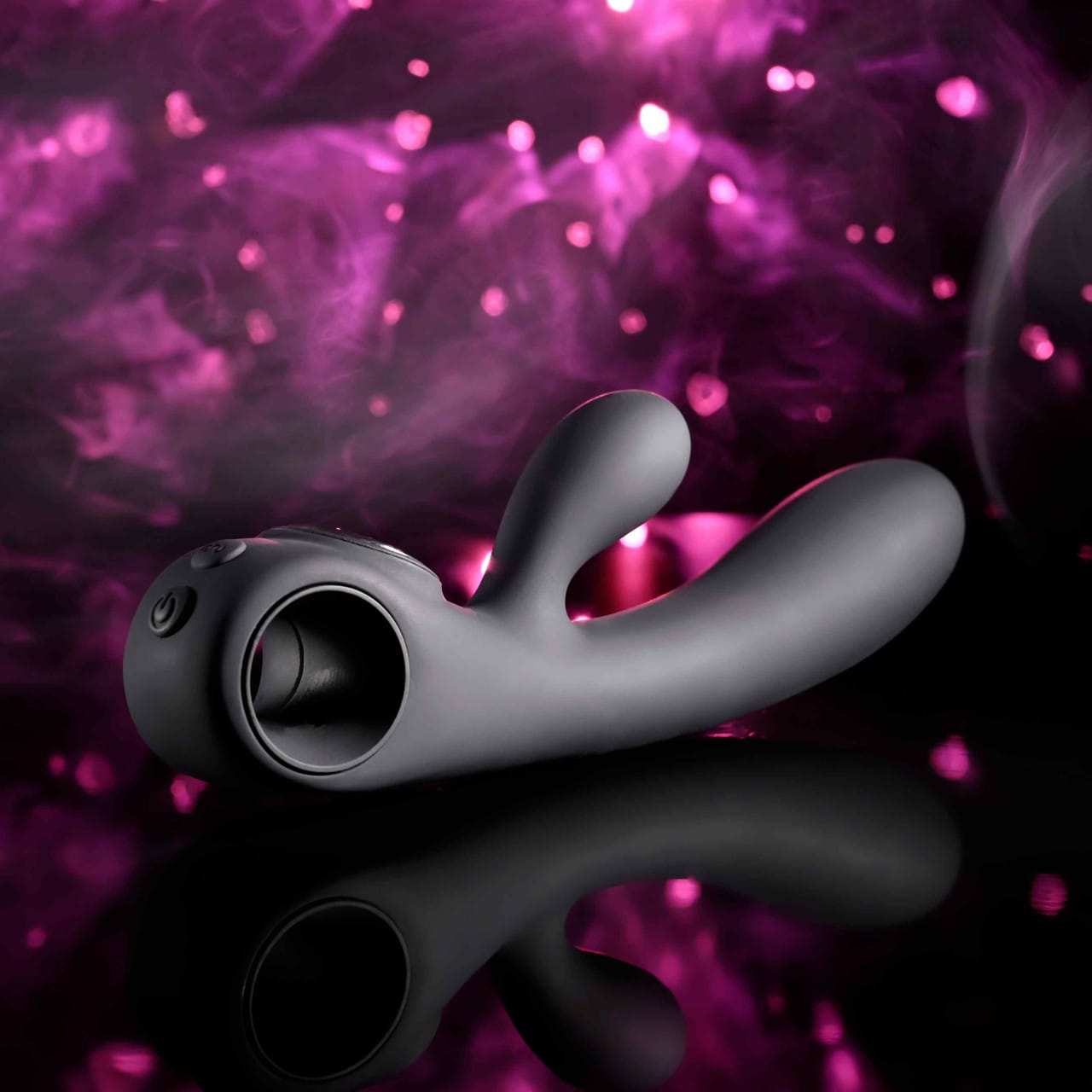 Evolved - Black Magic Rechargeable Dual-Stimulation Vibrator (Black) EV1218 Durio.sg