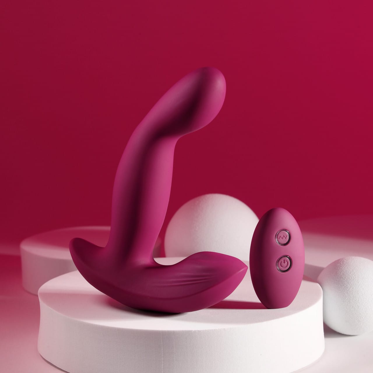 Evolved - Come On Over Remote-Controlled Rechargeable G-Spot Vibrator (Red) EV1212 Durio.sg