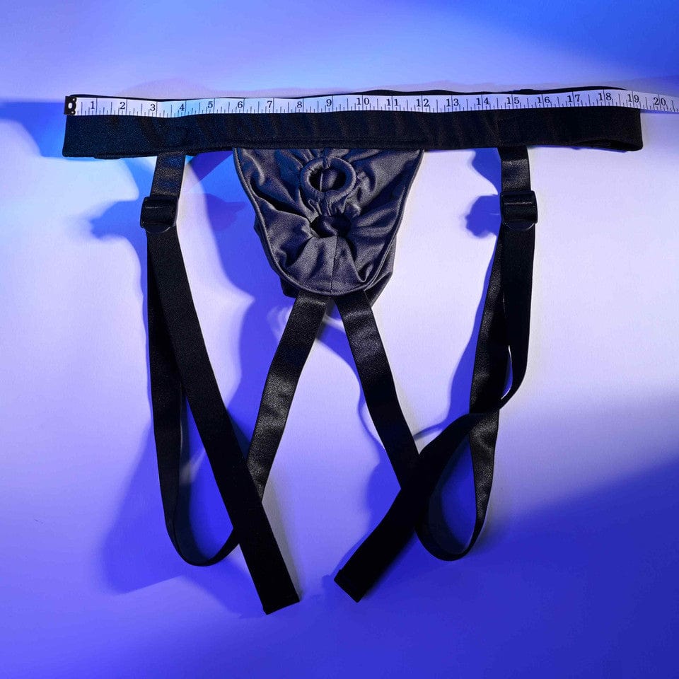 Evolved - Gender X Double Rider Strap On Harness (Black) EV1178 CherryAffairs