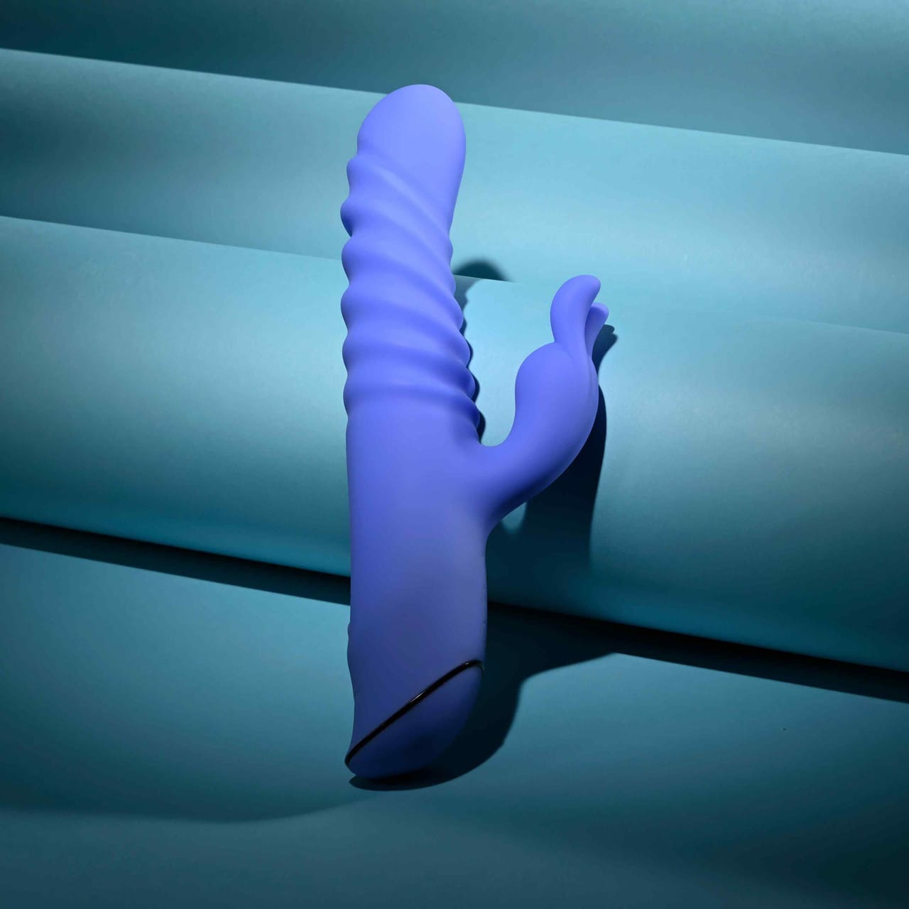 Evolved - Knock Knock Rechargeable Rabbit Vibrator (Blue) EV1219 Durio.sg