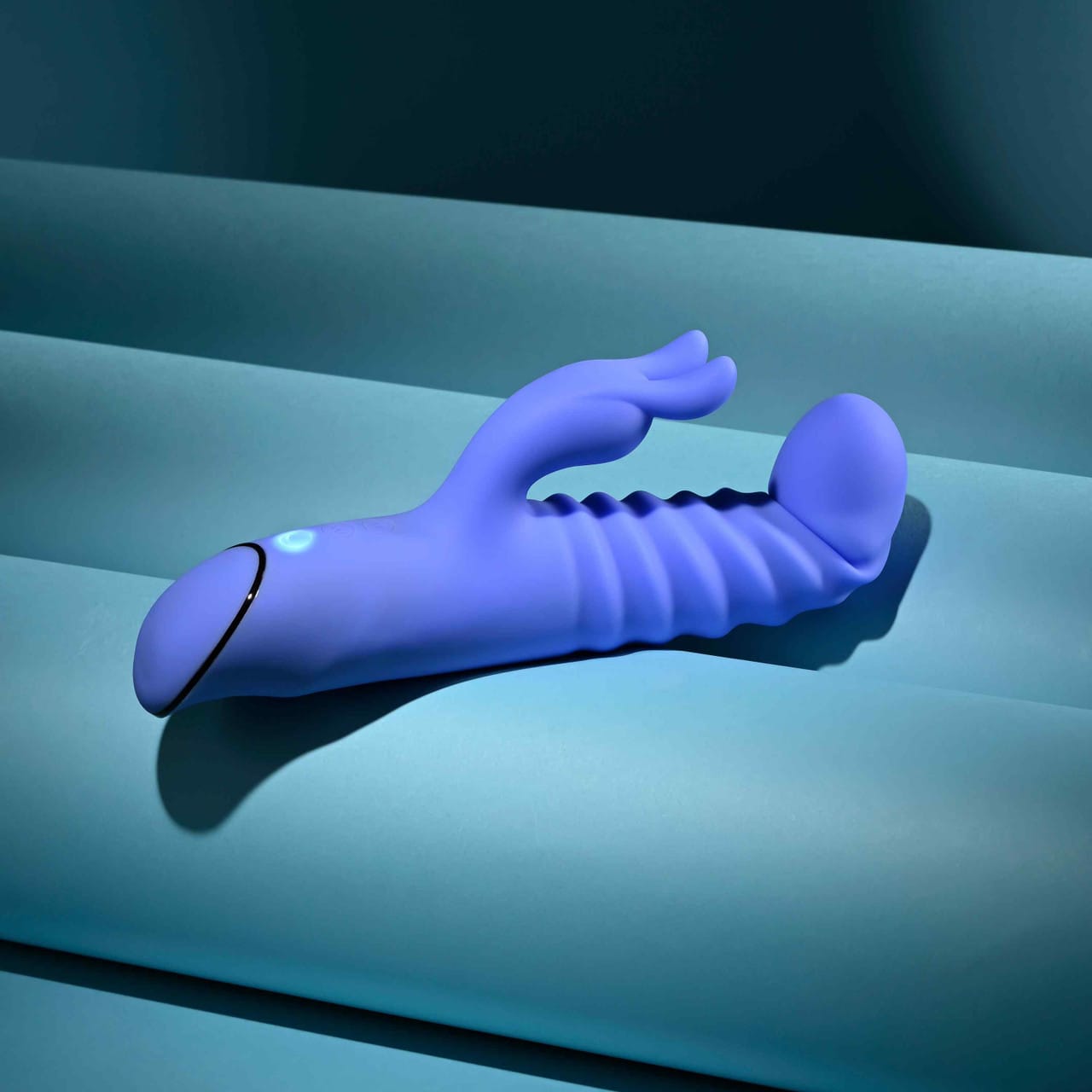 Evolved - Knock Knock Rechargeable Rabbit Vibrator (Blue) EV1219 Durio.sg