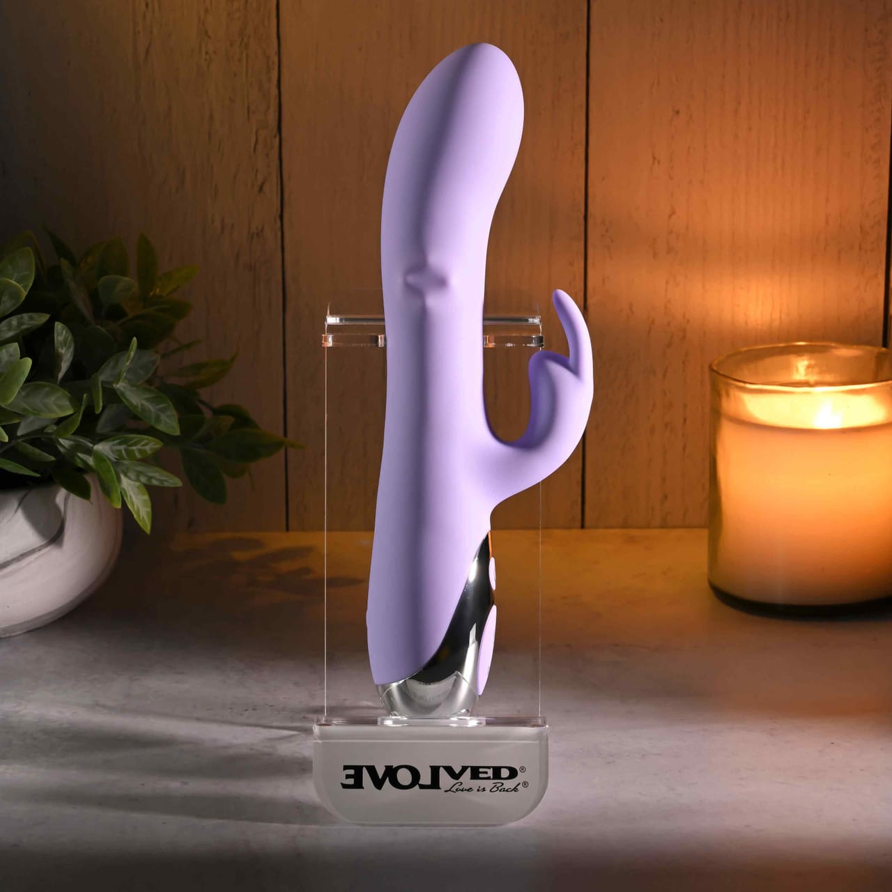 Evolved - Spinderella Rotating Rabbit Vibrator (Purple) EV1216 Durio.sg