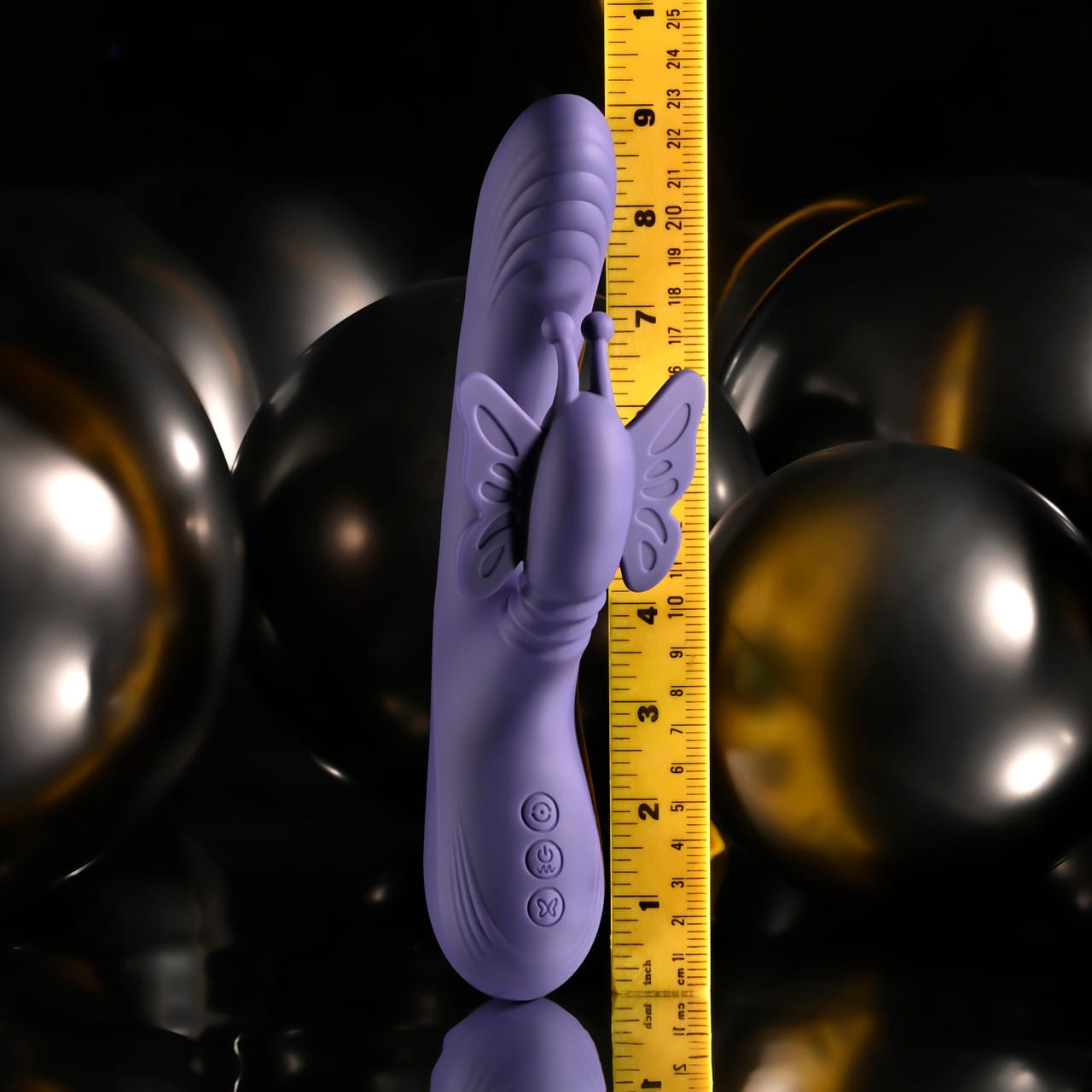 Evolved - Wings of Frenzy Rechargeable Rabbit Vibrator (Purple) EV1221 Durio.sg