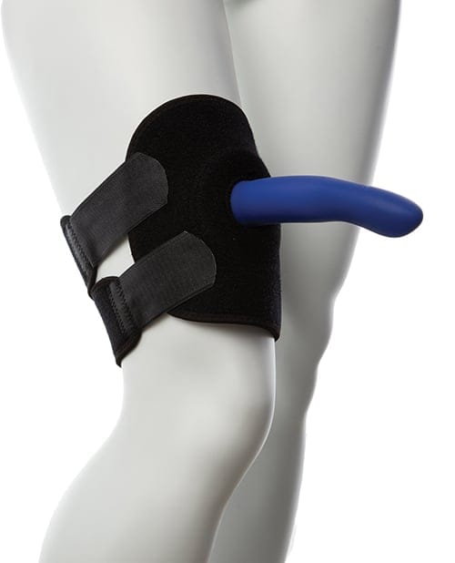Gender Fluid - Padded Thigh Rider Strap-On Harness S-L (Black) GF1001 Durio.sg
