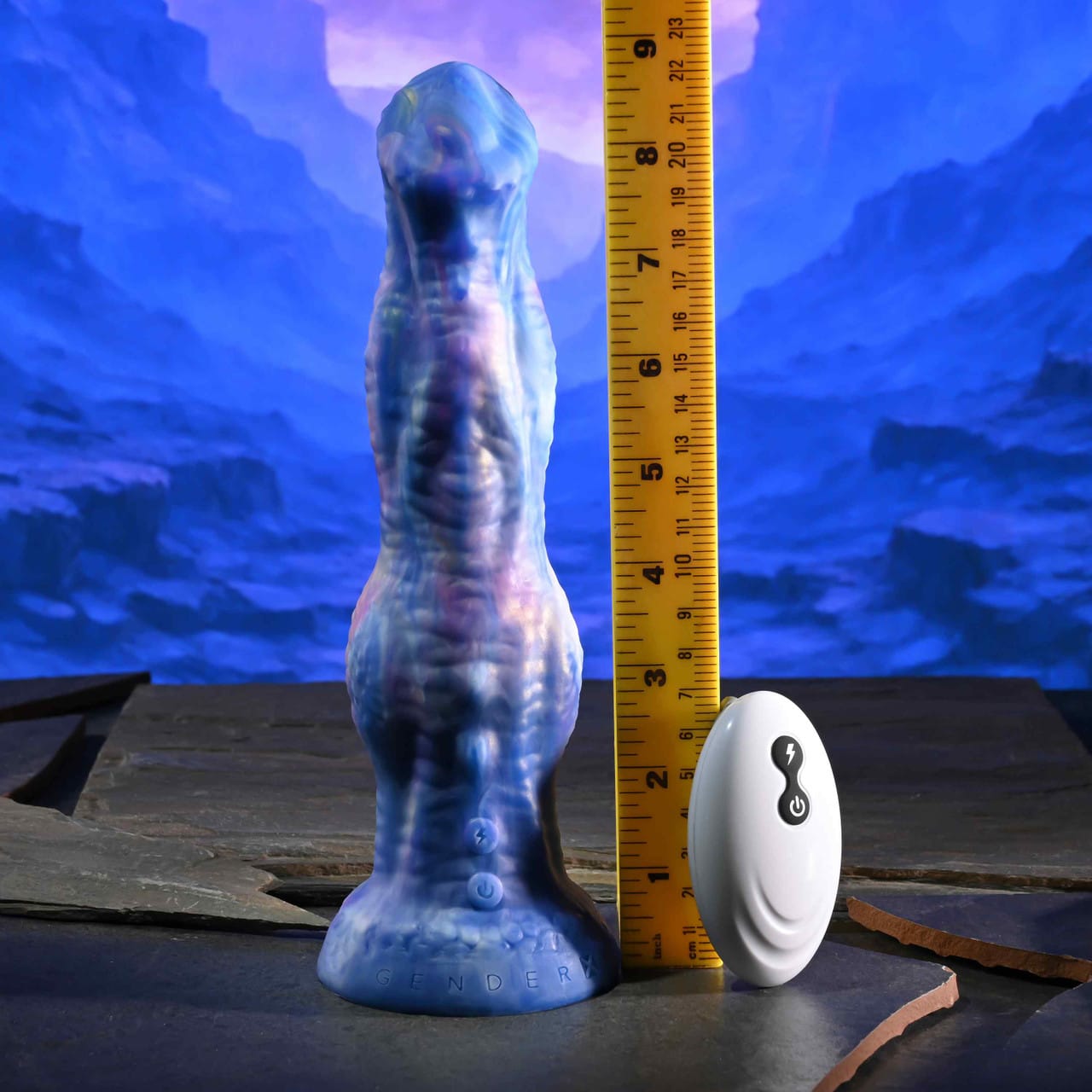 Gender X - Wildest Dreams Remote-Controlled Thrusting Fantasy Dildo (Multi Colour) GX1003 Durio.sg