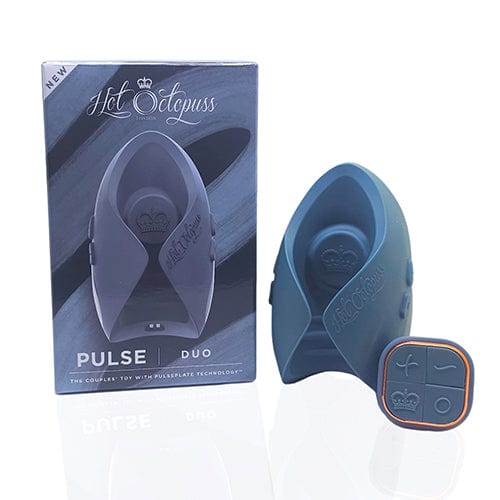 Hot Octopuss - Pulse Duo V4 Remote Control Soft Stroker Masturbator (Blue) HO1020 Durio.sg