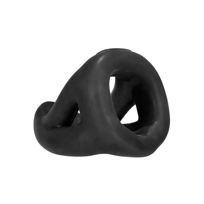 Hunky Junk - Slingshot Three Ring Teardrop Cock Sling (Black) OX1052 Durio.sg
