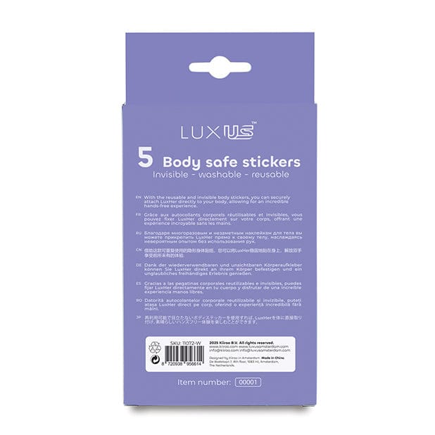 Kiiroo - Luxus LuxHer Bodysafe Stickers KR1060 Durio.sg
