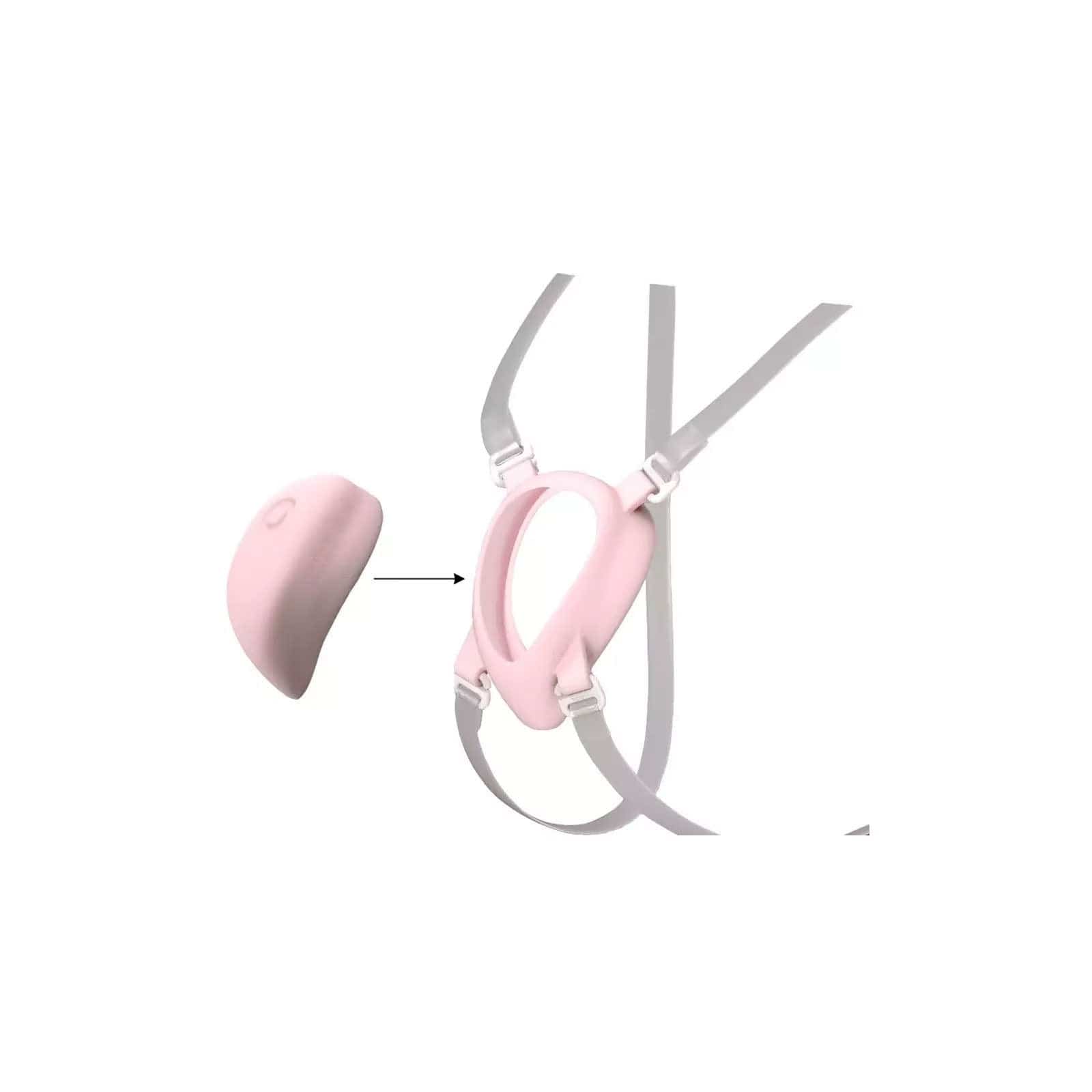 Kiiroo - Luxus Vibrator Harness (Pink) KR1057 Durio.sg