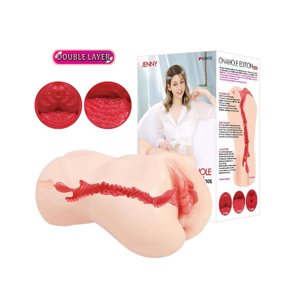 Kokos - Onahole Edition 005 Double Layer By Jenny Masturbator (Beige) KK1070 Durio.sg