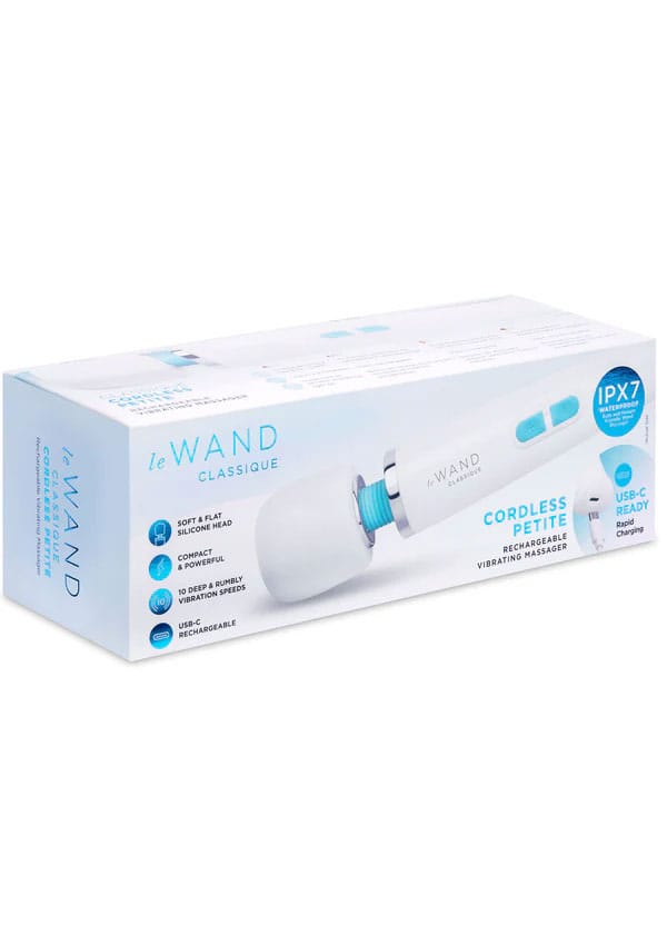 Le Wand - Classique Petite Wand Massager (White) LW1009 Durio.sg