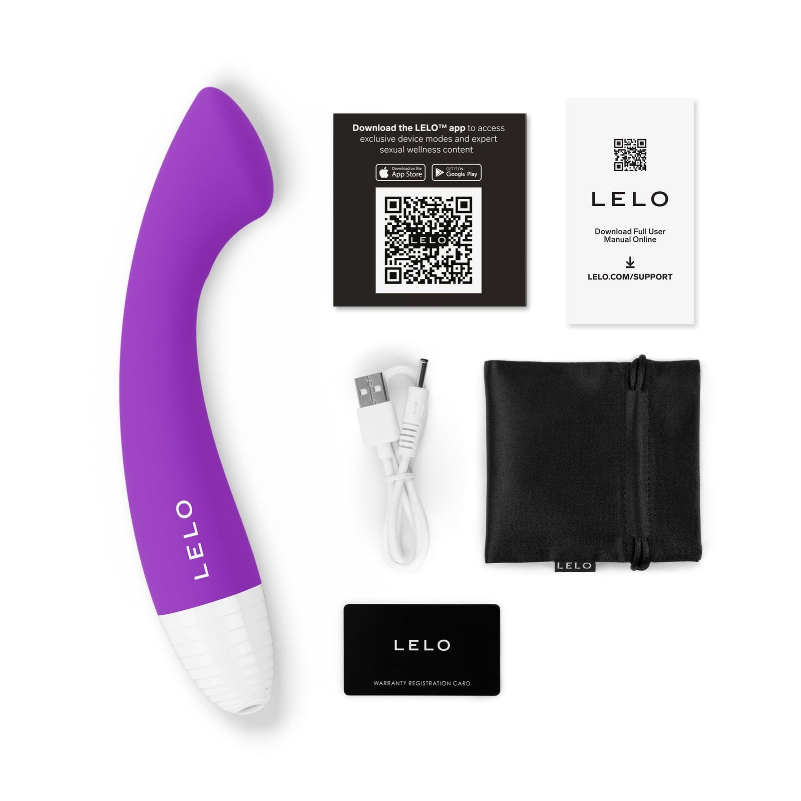 LELO - Originals MOKA App-Controlled G Spot Vibrator (Purple) LL1276 Durio.sg