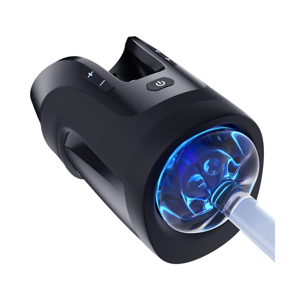 Leten - Cannon King Mini Automatic Thrusting Masturbator Luxury Edition (Black) LET1036 Durio.sg