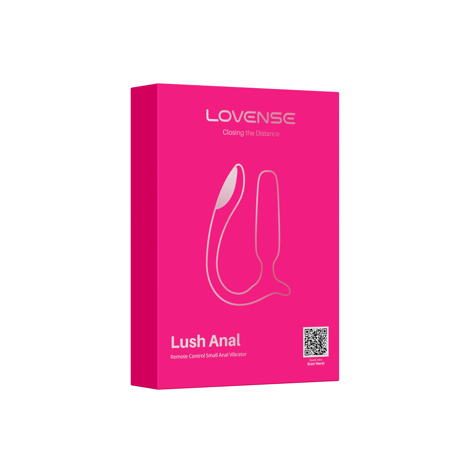 Lovense - Lush Anal Vibrating Butt Plug (Pink) LOS1075 Durio.sg