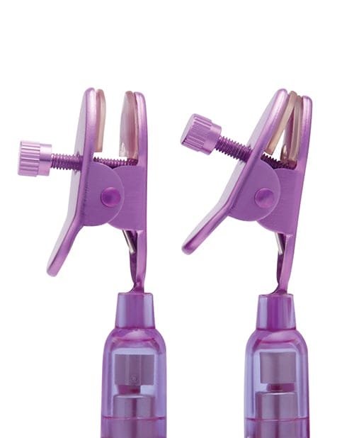 Lux Fetish - Vibrating Nipple Clamps with Wired Controller LXF1023 Durio.sg
